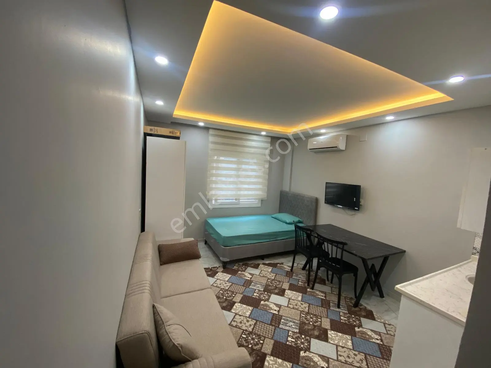 Adana Çukurovada Özal Bulvarına Yakın Konum Da Eşyalı Eşyaları Yeni 1+0 Kiralık Fırsat Daire