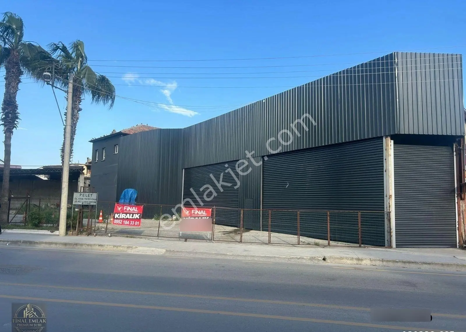 Final Emlaktan Makam Yolu Üstü 300m² Kiralık Dükkan