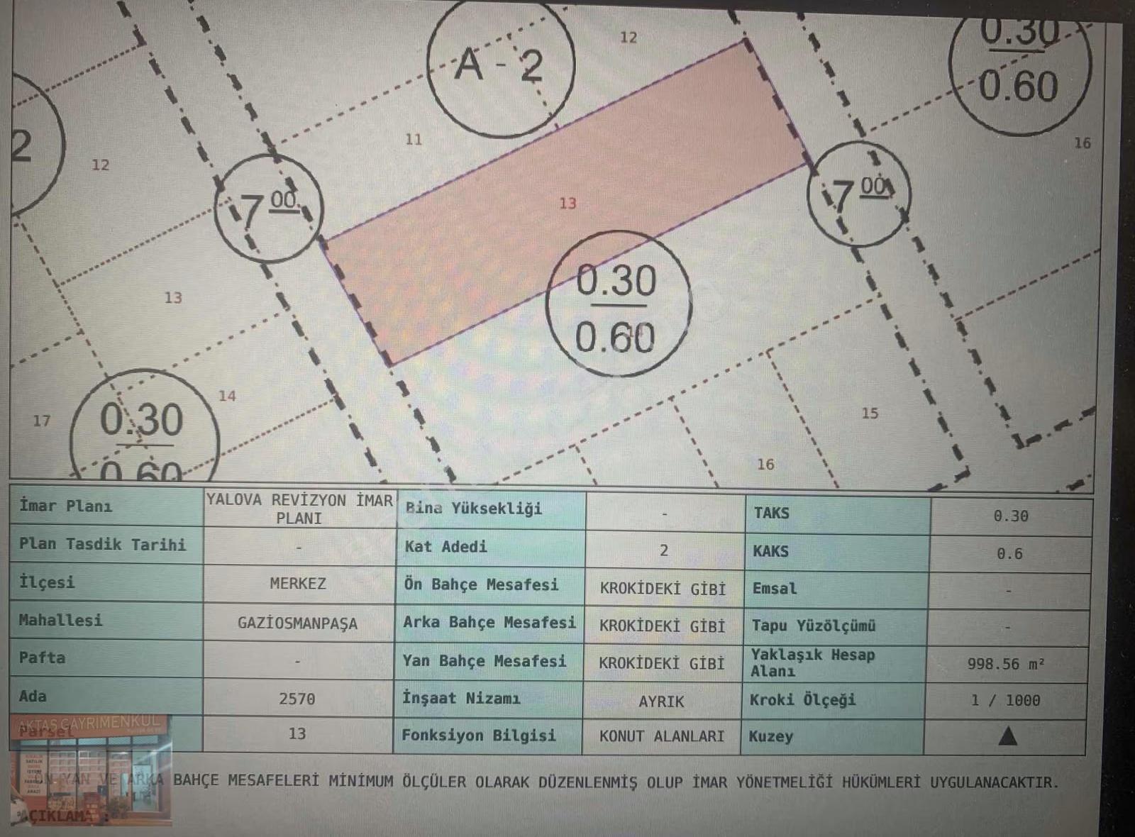Yalova Merkez Gaziosmanpaşa İkiz Villa İmarlı Arsa - Görsel 2