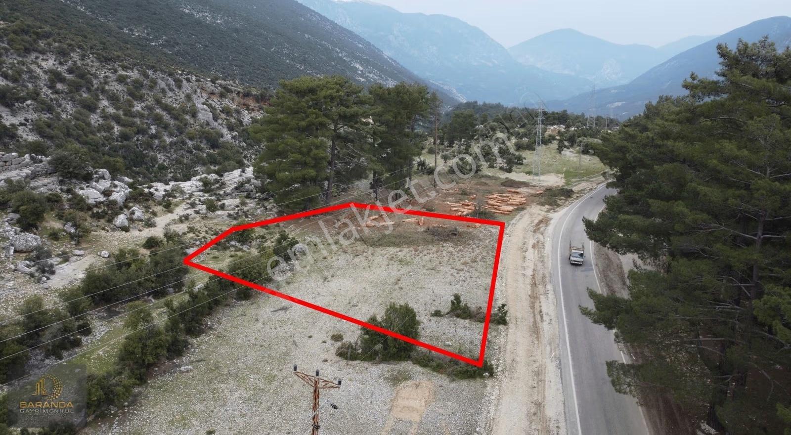 Finike Yeşilköyde Yol Kenarı Doğa İle İç İçe 1570m² Fırsat Arsa - Görsel 3