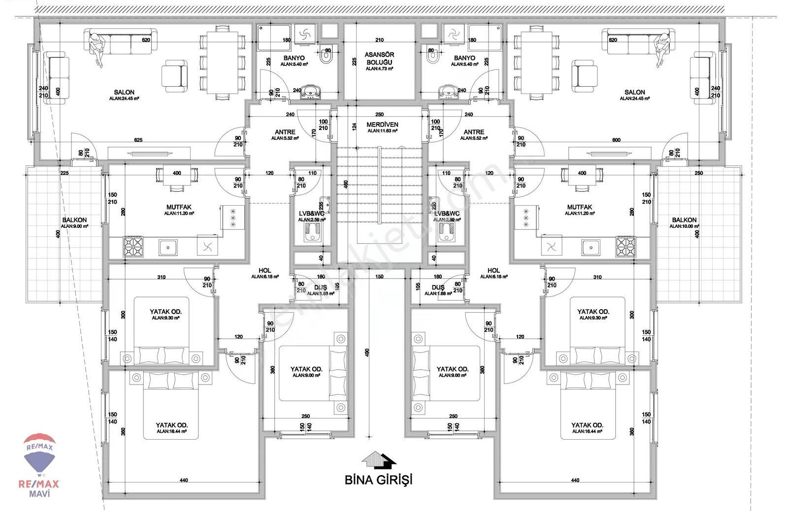 Re/max Moz 3+1 12m² Y. Isıtma 3.kat Tem E-5 Yht Osb 5dk Mesafede - Görsel 5