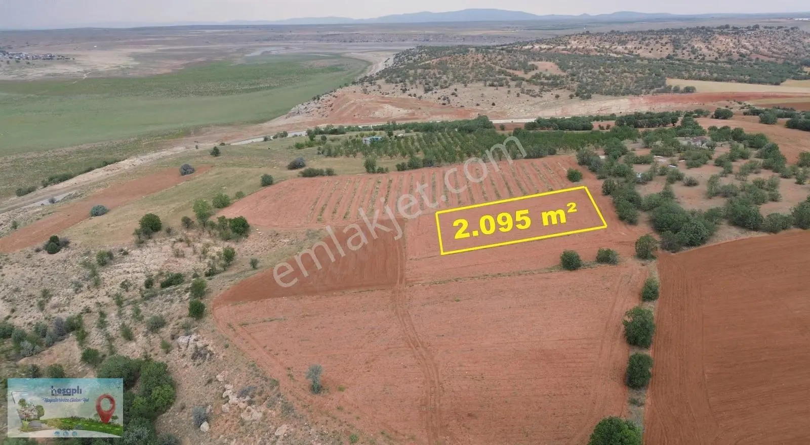 Çumra Apasaraycık Mahallesinde 2.095 M² Müstakil Tapulu Tarla - Görsel 2