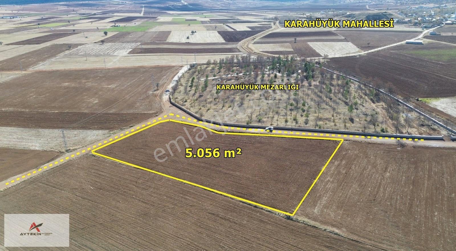 Akören Karahüyük Mahallesinde 5.056 M² Müstakil Tapulu Tarla - Görsel 9