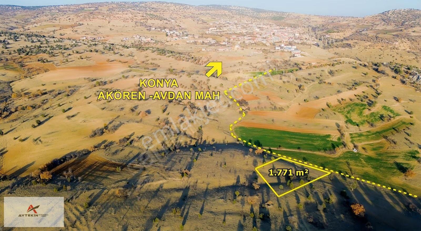 Akören Avdan Mahallesinde 1.771 M² Müstakil Tapulu Tarla - Görsel 2