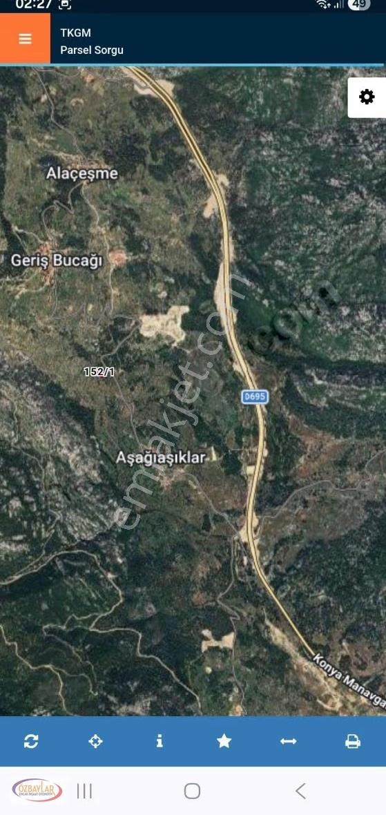 Antalya Akseki Geriş Mah.de Satılık Yola Yakın Tarla - Görsel 3