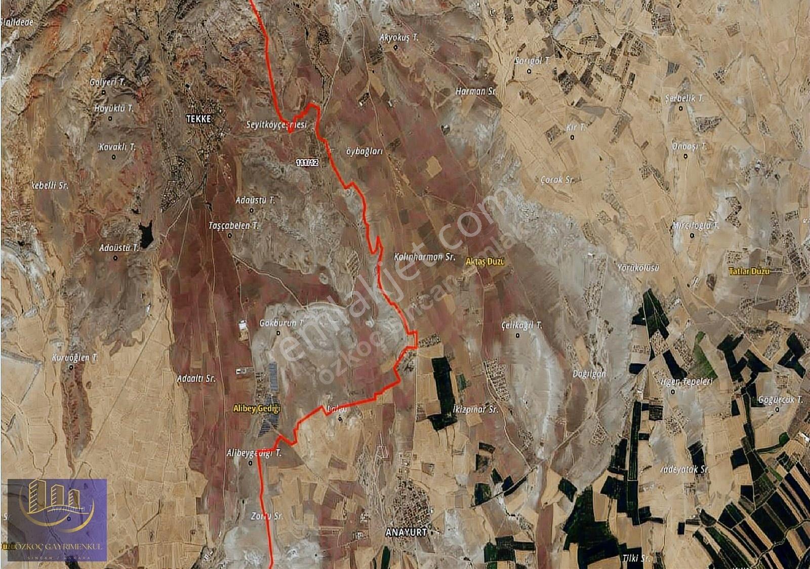 Ayaş Tekke'de Yola Cephe 2093 Metre Tek Tapu Satılık Arazi - Görsel 20