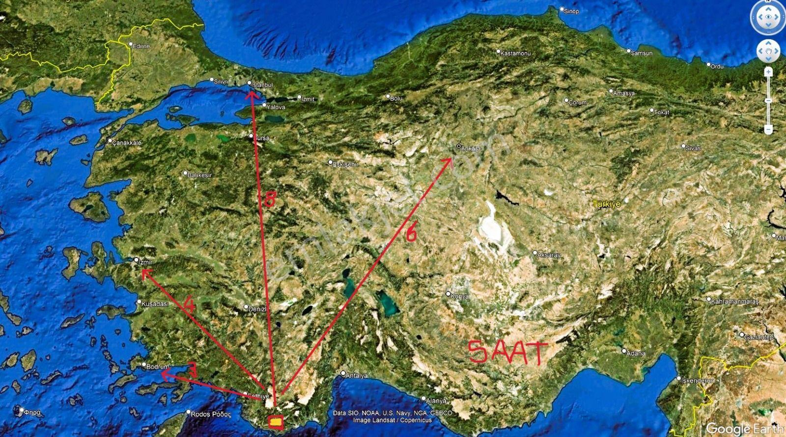 Kaş Pınarbaşı Mevkiinde Müstakil 13834 M2 Tarla - Görsel 9