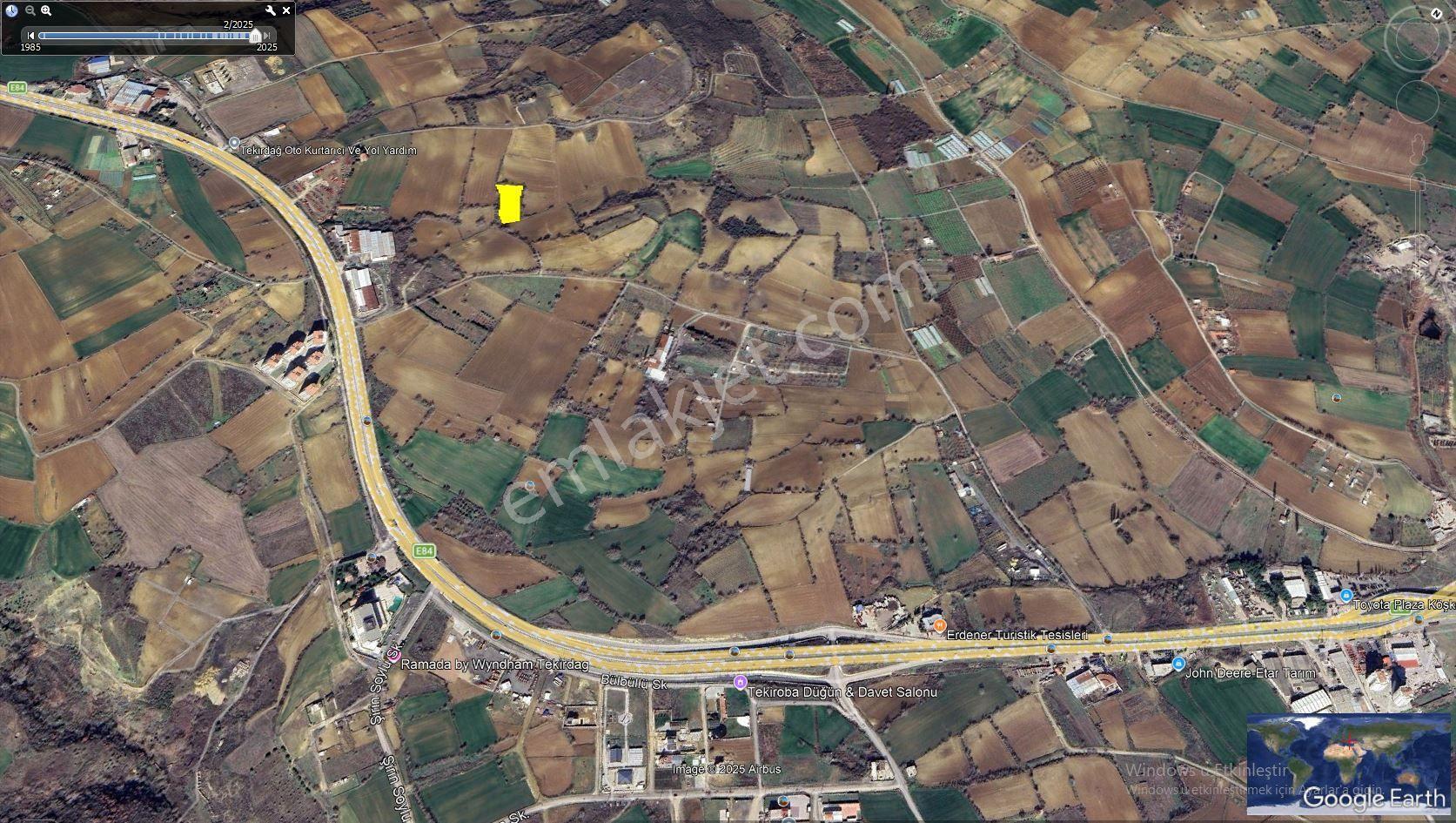 Takas + Nakit Tekirdağ Yavuz Mahallesinde Full Deniz Doğa Ve Şehir Manzaralı Villa İmarlı Yer - Görsel 16