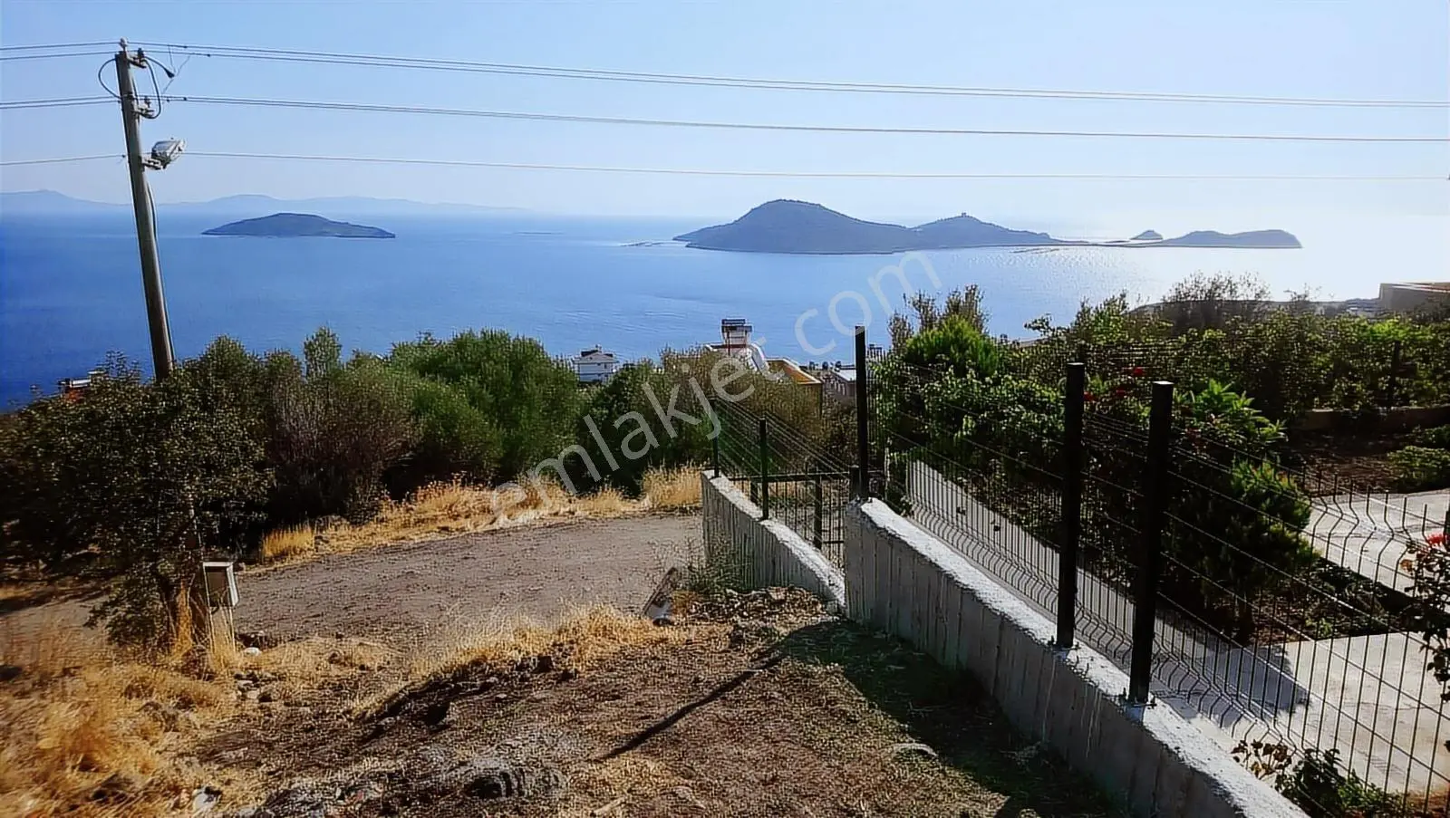 İzmir Dikili De Panoramik Deniz Manzaralı Denize 440 Metre Arsa - Görsel 2