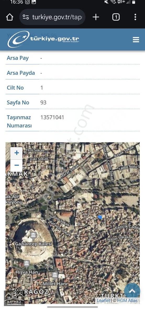 Gaziantep Çarşı Merkezde Satılık Müstakil Arsa (105 M²) - Görsel 5