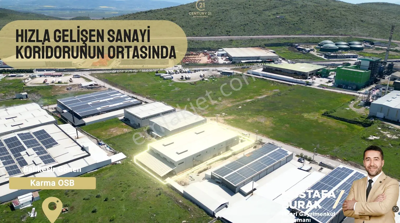 Century 21 Bal'dan Gönen Karma Osb’de 3.500 M² Kapalı Alanlı Yüksek Nitelikli Satılık Fabrika - Görsel 6