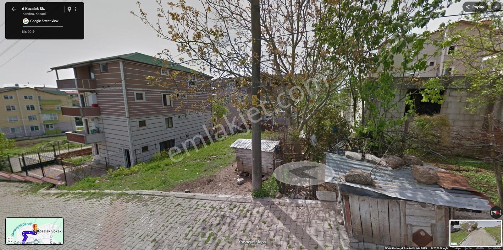 Kandıra Merkezde 292 M2 3 Kat Konut İmarlı Manzaralı Arsa