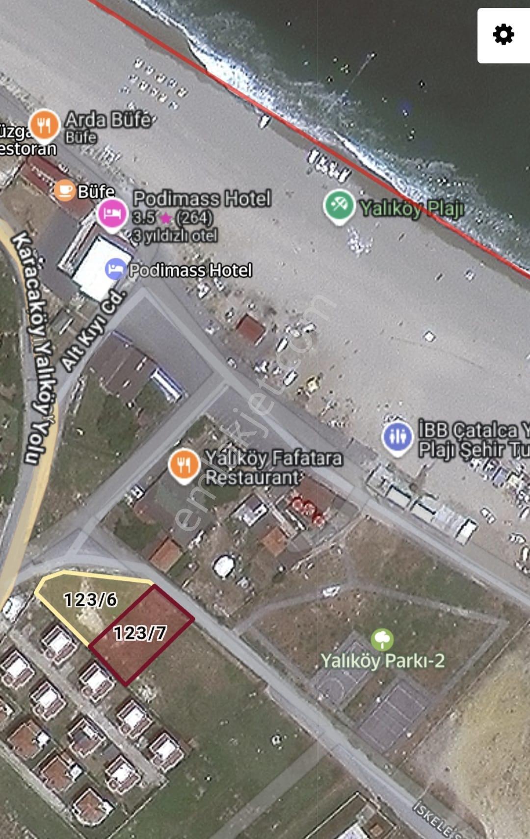 Çatalca Yalıköy Sahilde Satılık Ticarı İmarlı 500 M² /necati Kurt Remax
