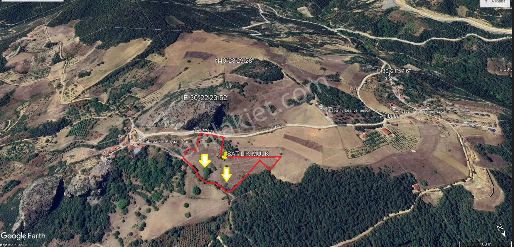 Sakarya Geyve Ahibaba Da Yola Cepheli 12.652 M²yatırımlık Arazi - Görsel 2