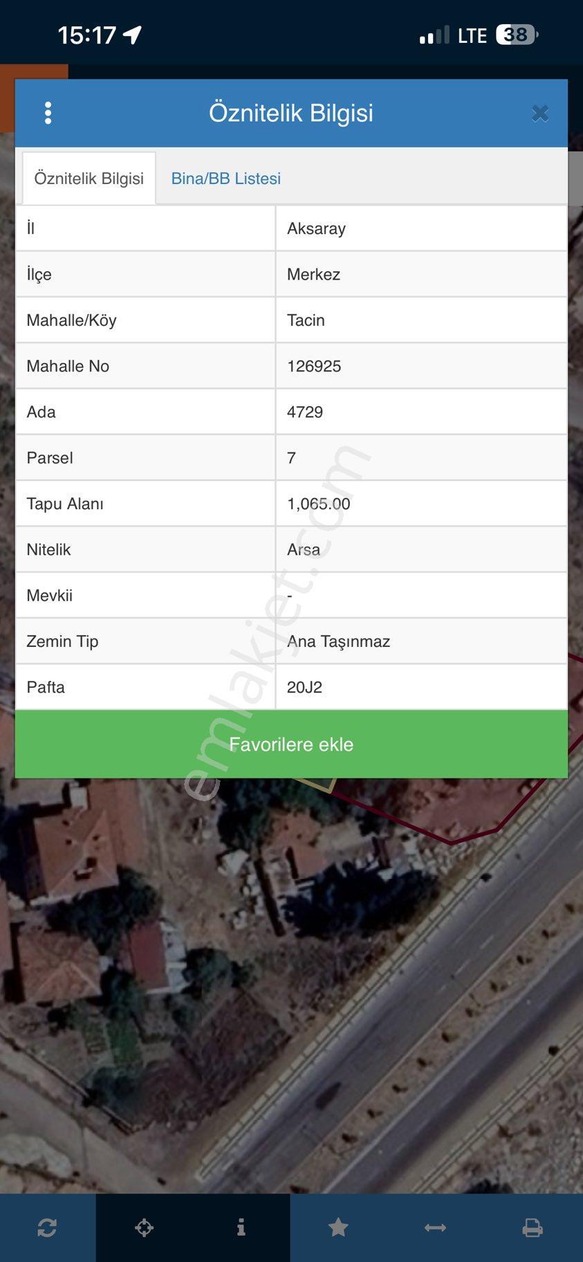 Aksaray Tacin Mahallesi 6400 M² Satılık Ticari + Konut İmarlı Arsa - Görsel 9