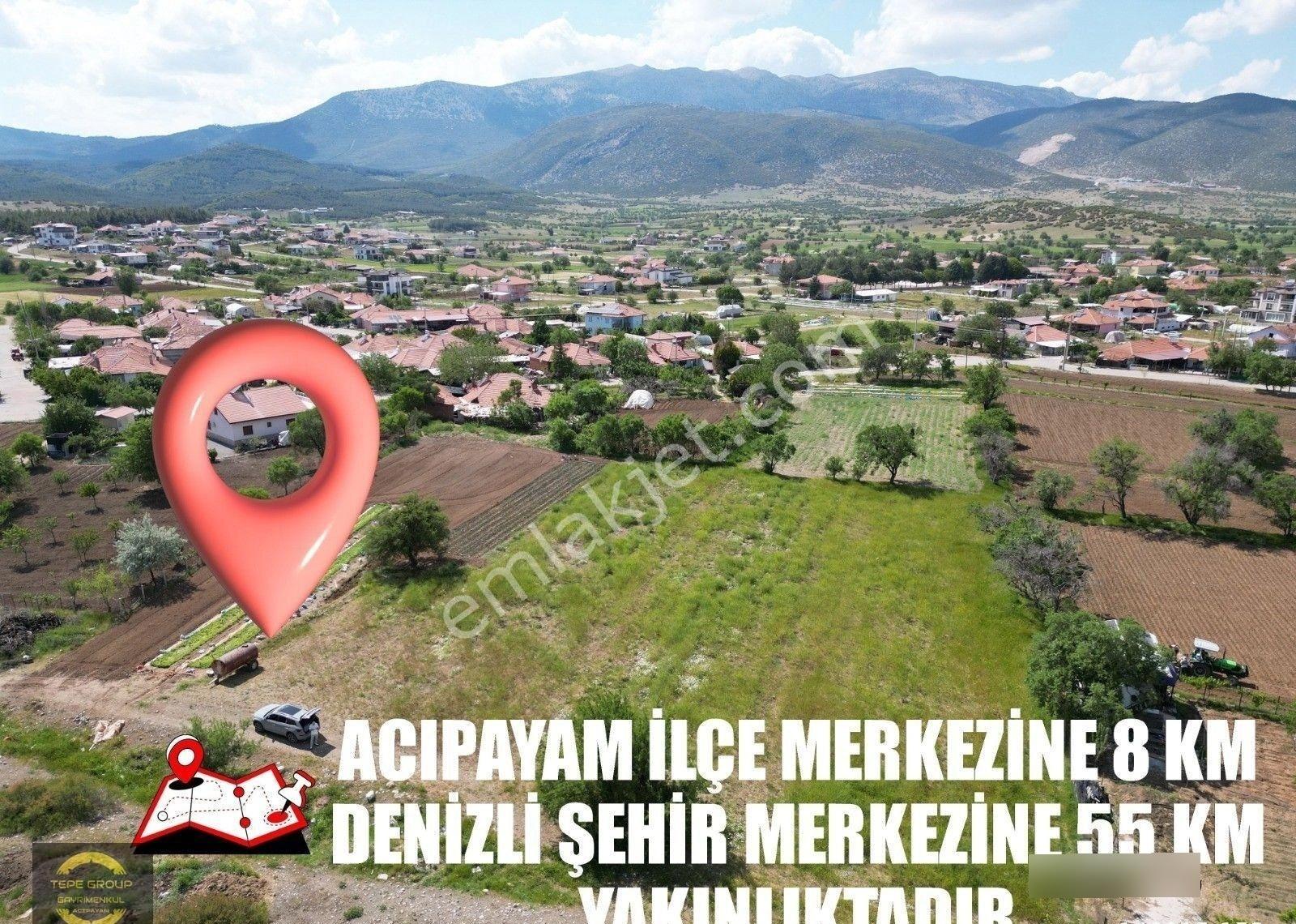 Denizli Acıpayam Alaattin'de 320 M2 Tek Tapu Satılık İmarlı Arsa - Görsel 9