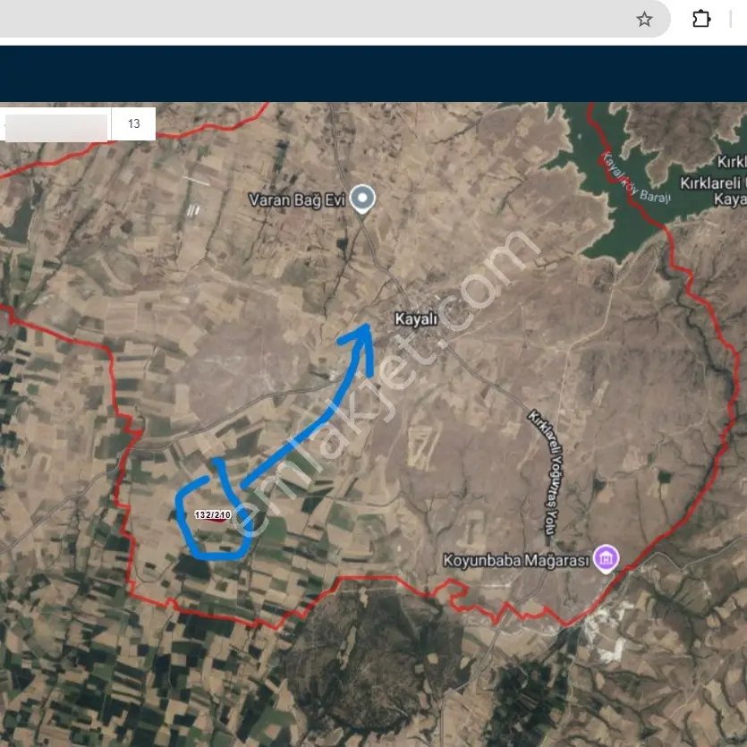 Merkezde Her Projeye Uygun Suyu Olan Harika Tek Tapu 21.410 M2 - Görsel 3