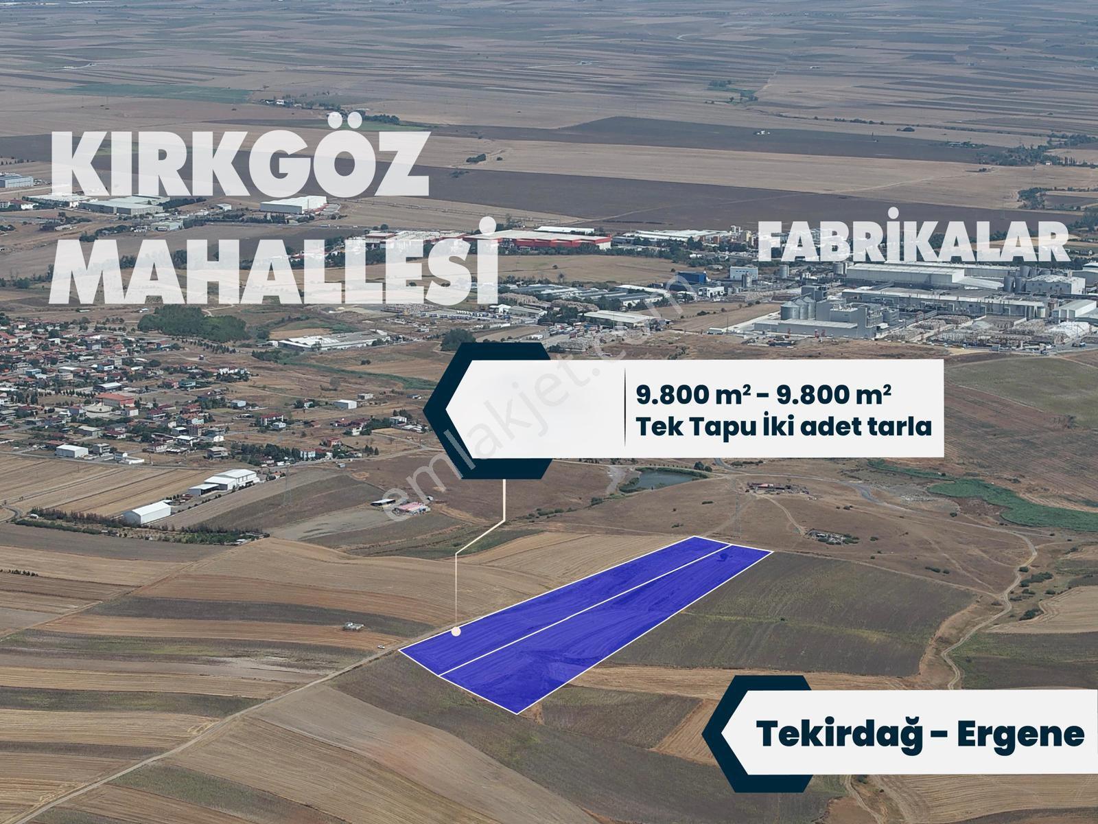 Cadde Gayrimenkul’den Ergene Kırkgöz Mahallesi 9.800m2 Satılık Tarla - Görsel 11