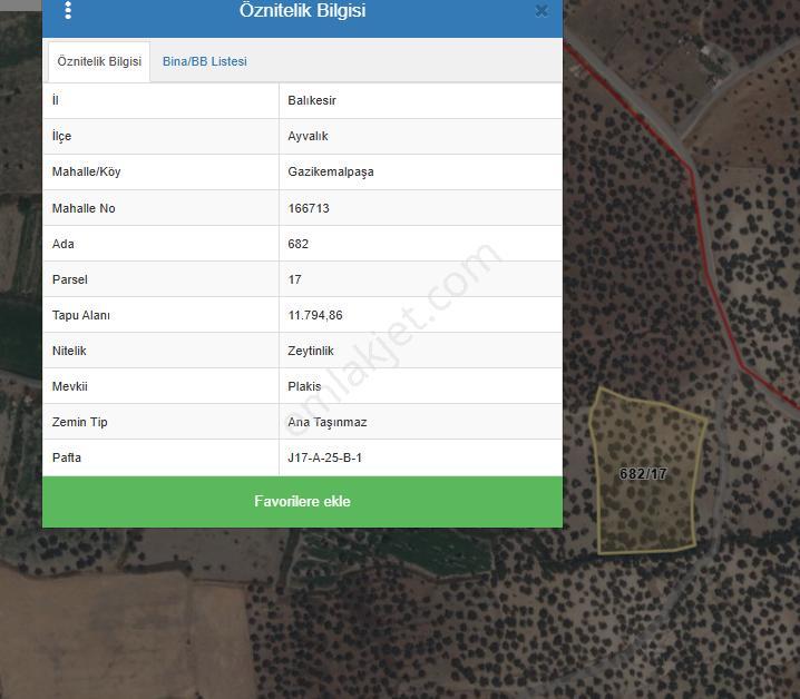 C21 Bal'dan Balıkesir Ayvalık’ Da Satılık Zeytinlik - Görsel 15