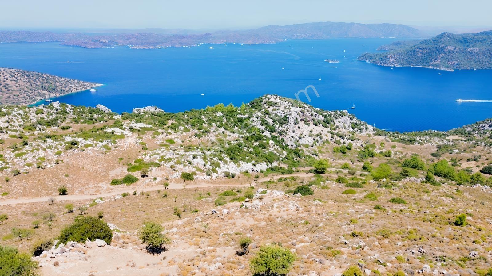 Selimiye Körfezine Hakim,panoramik Deniz Manzaralı Özel Arazi - Görsel 5