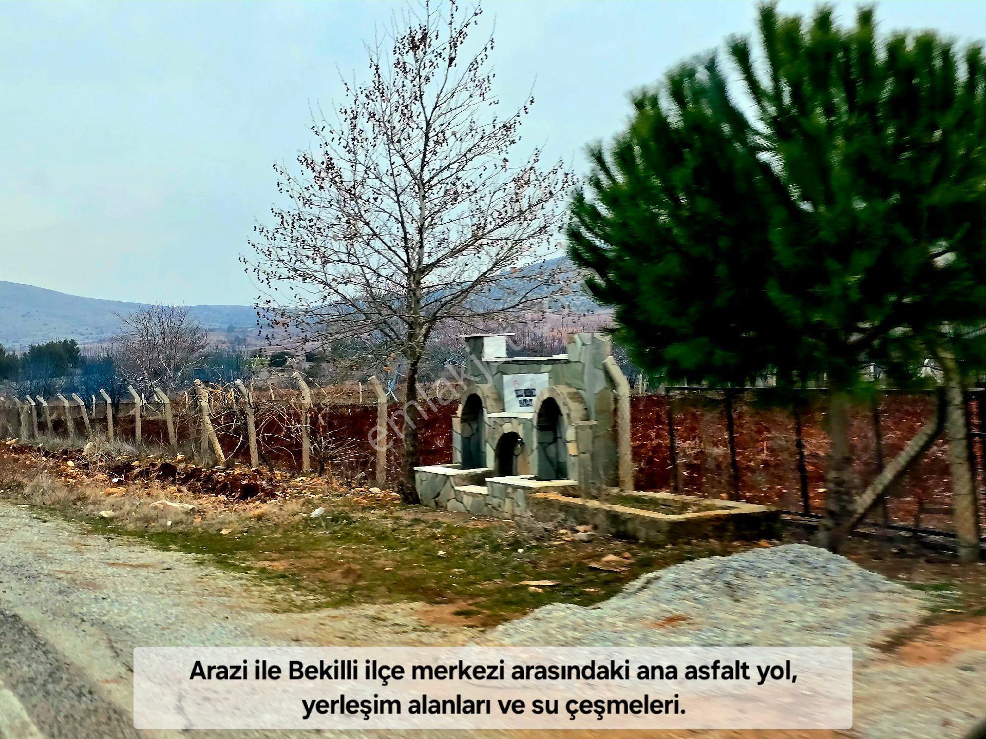 Denizli Bekilli Merkezde 1.161 M² Otoyol Yanı, İlçe Toki Mahalle Manzaralı. Açıklamayı Okuyunuz - Görsel 6
