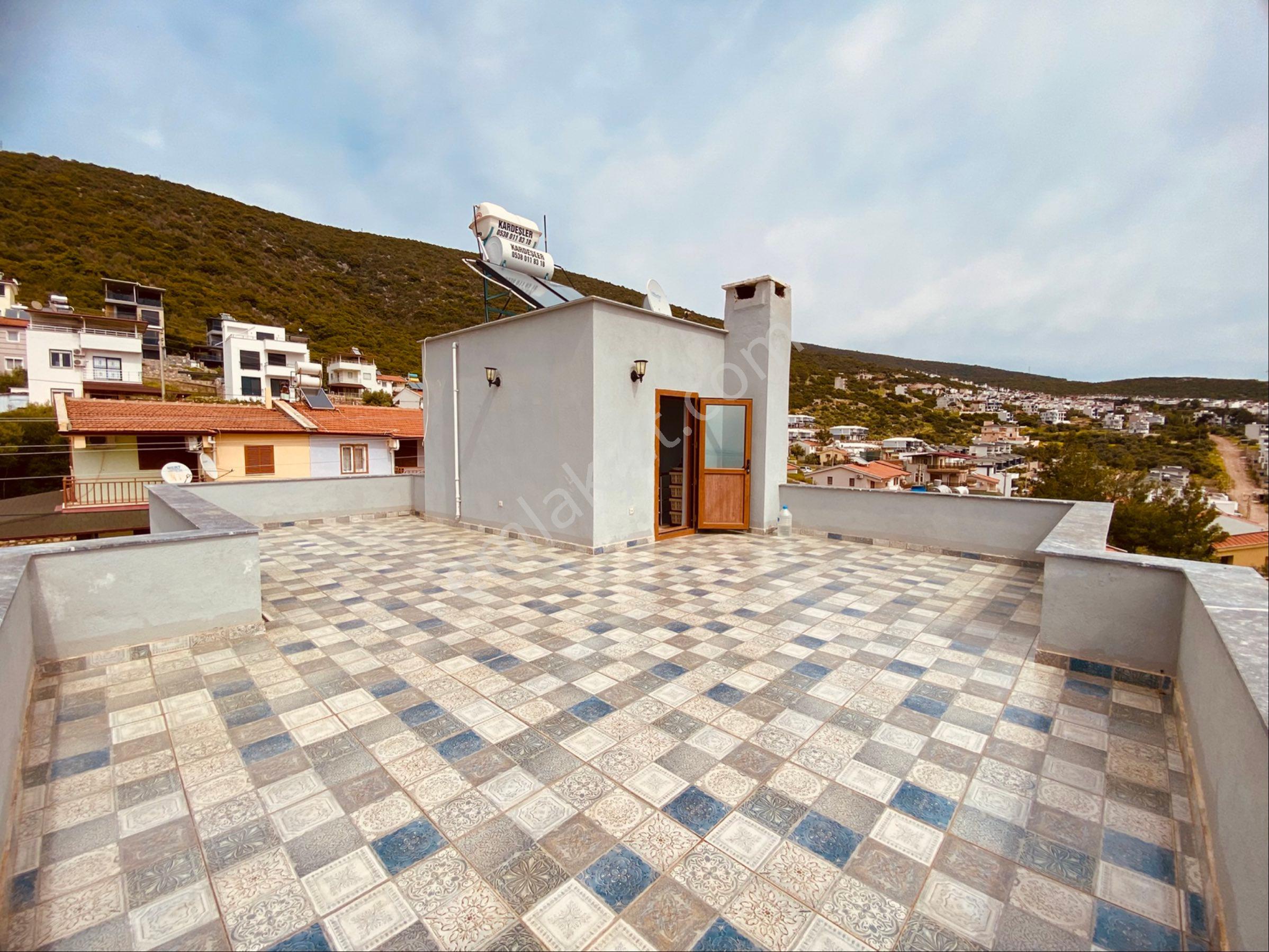 Akbük’te Deniz Ve Doğa Manzaralı, Eşyalı Satılık 5+2 Müstakil Tripleks Villa - Görsel 33