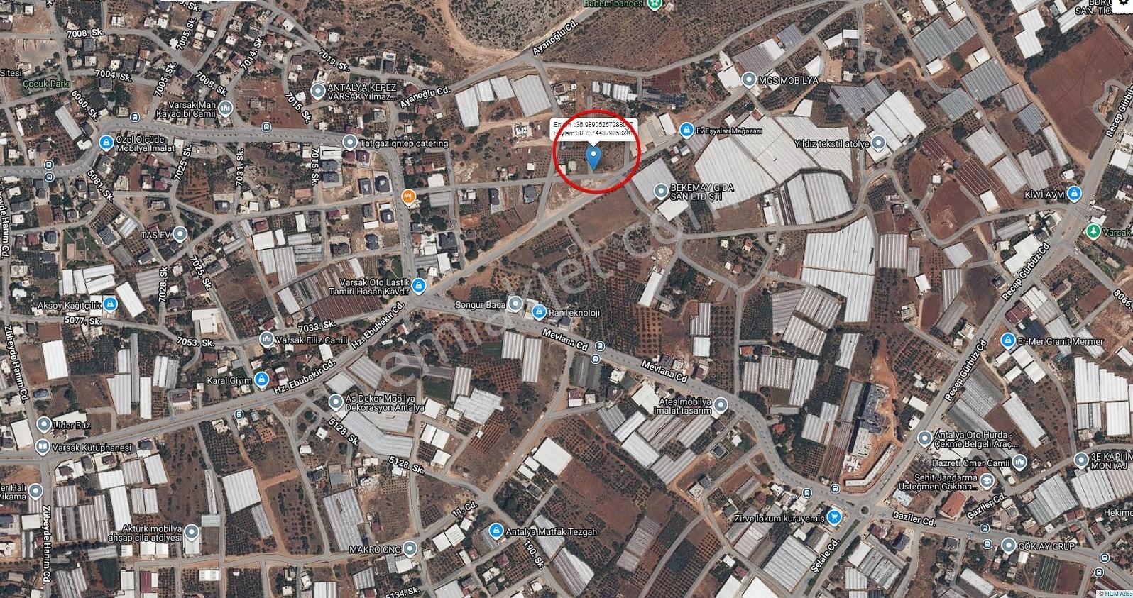 Varsak Esentepe'de Cadde Üstü 5 Kat İmarlı Satılık Arsa - Görsel 3