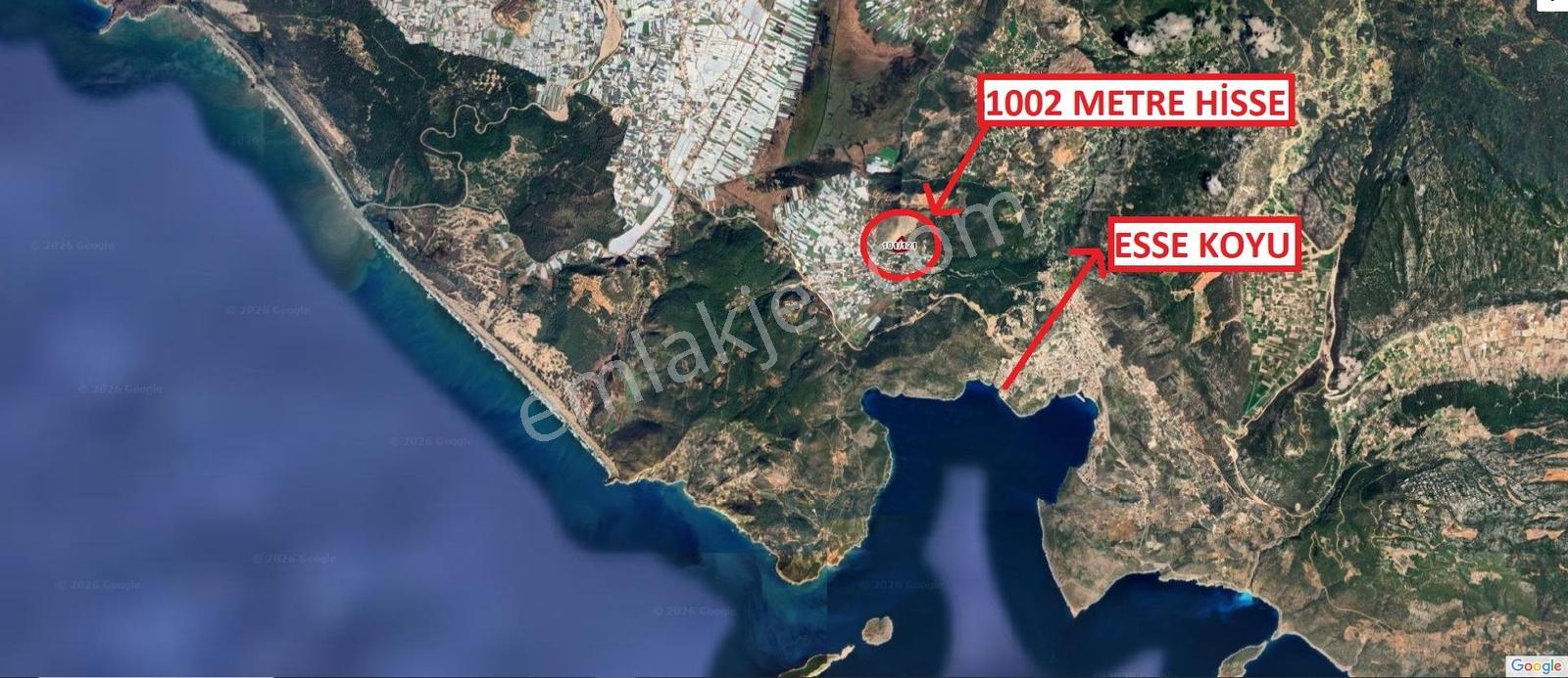 Antalya Kaş Yeşilköy De Villalık Hisse Deniz Manzaralı Fırsat ! - Görsel 6