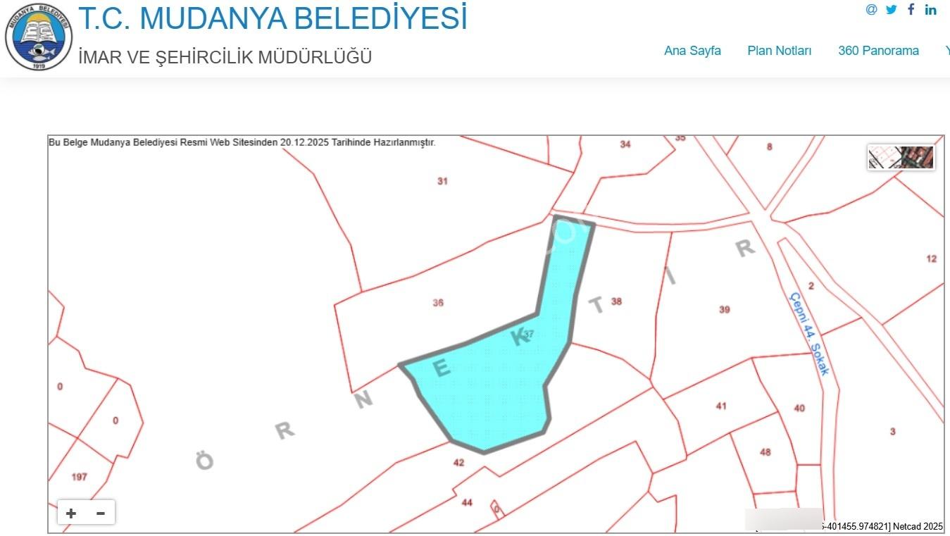 Profasor *dan Mudanya Çepni Satılık 5801m2, Kadastro Yola Cephe - Görsel 12