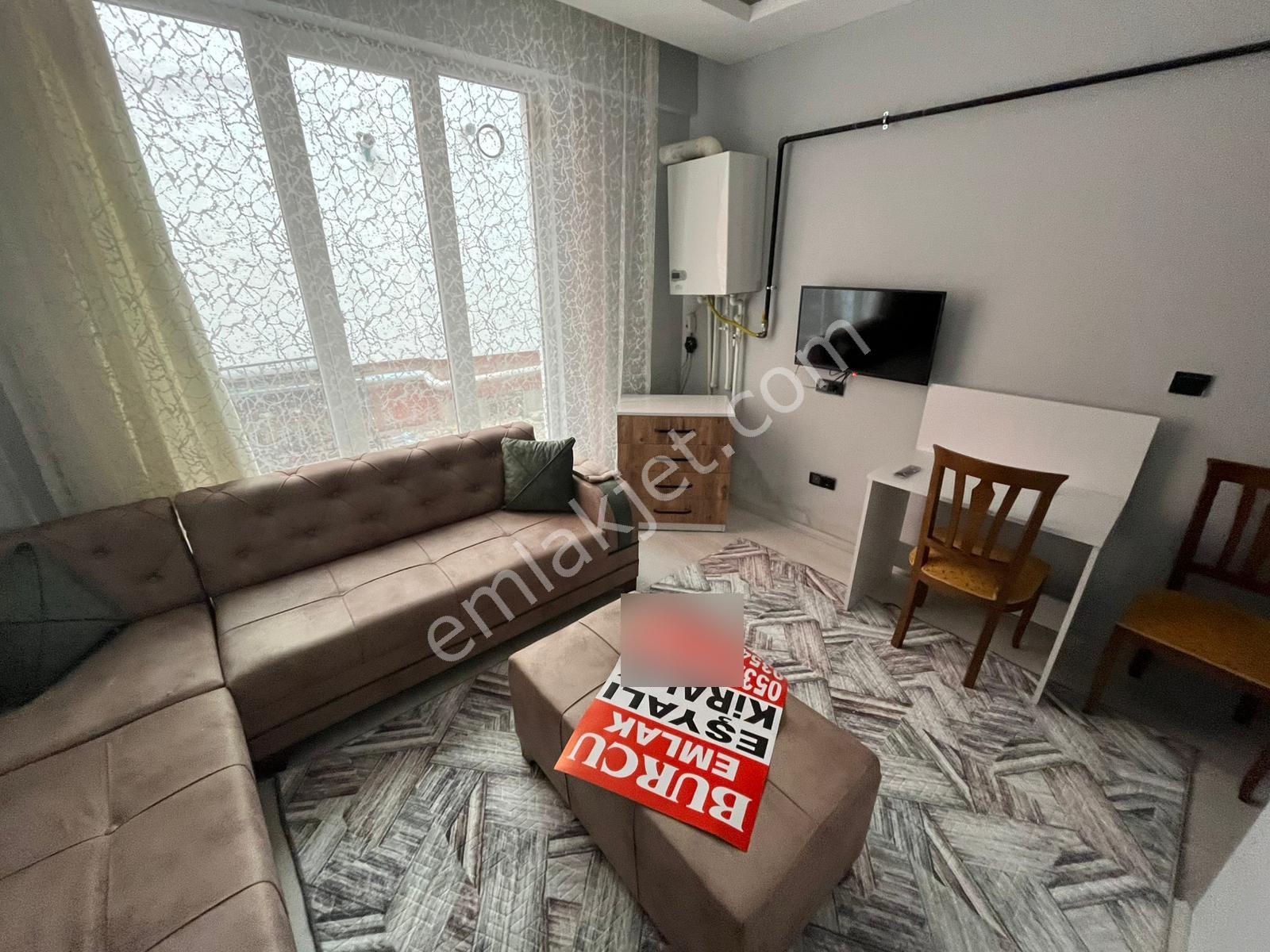 Merkezde 1+1 Eşyalı -- Kiracılı Satılık Daire -- Burcu Emlaktan - Görsel 4