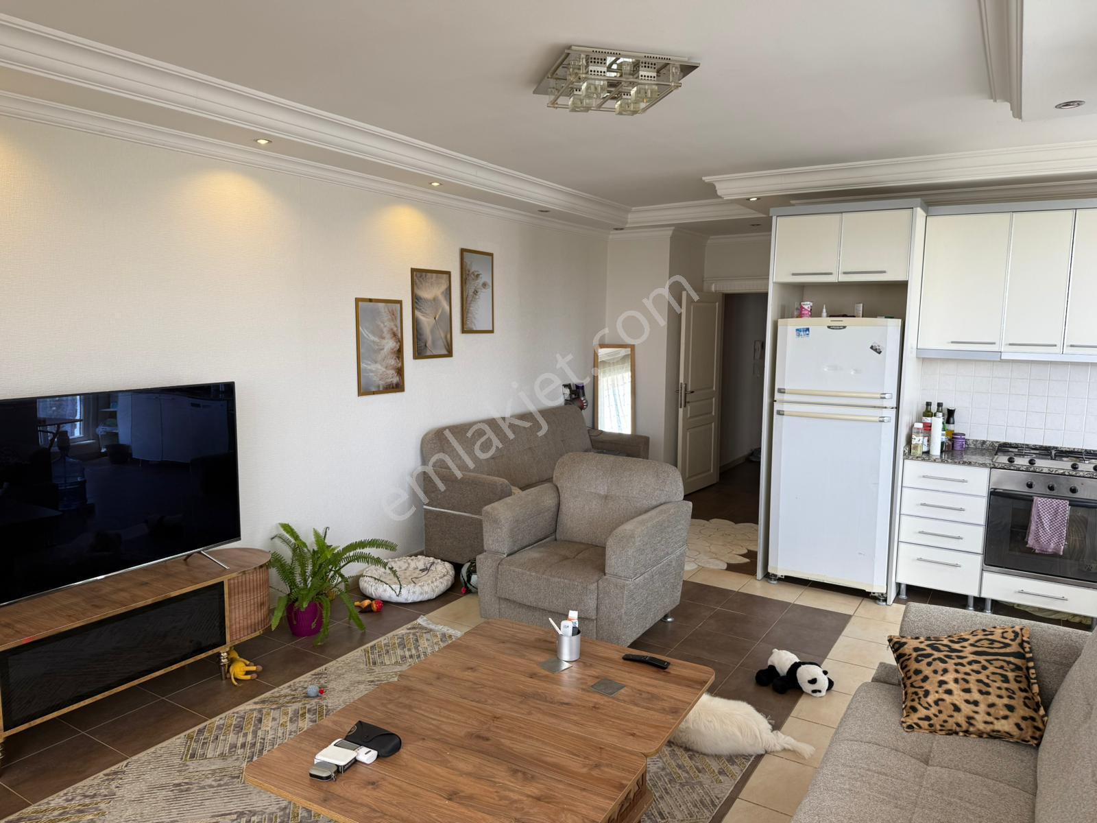 Mahmutlar Mahallesinde Full Deniz Manzaralı 2+1 Eşyalı Kiralık Daire Alanya Antalya - Görsel 4