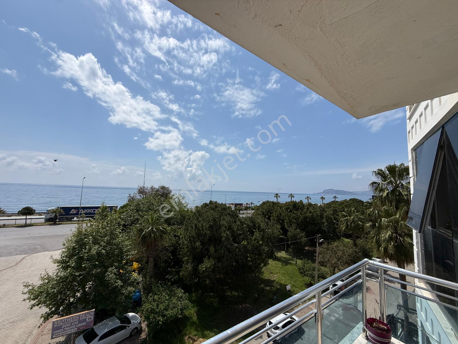 Mahmutlar Mahallesinde Full Deniz Manzaralı 2+1 Eşyalı Kiralık Daire Alanya Antalya - Görsel 12