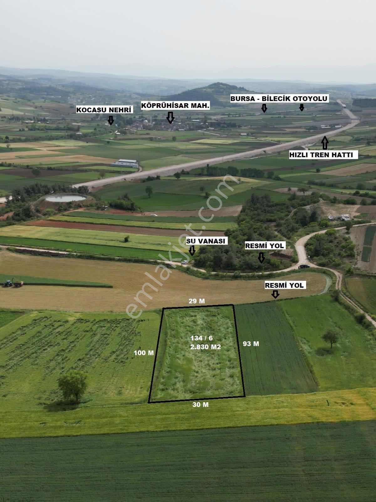 Yenişehir Hayriye'de Yola Cephe Müstakil Parsel 2838 M2 Arazi - Görsel 6