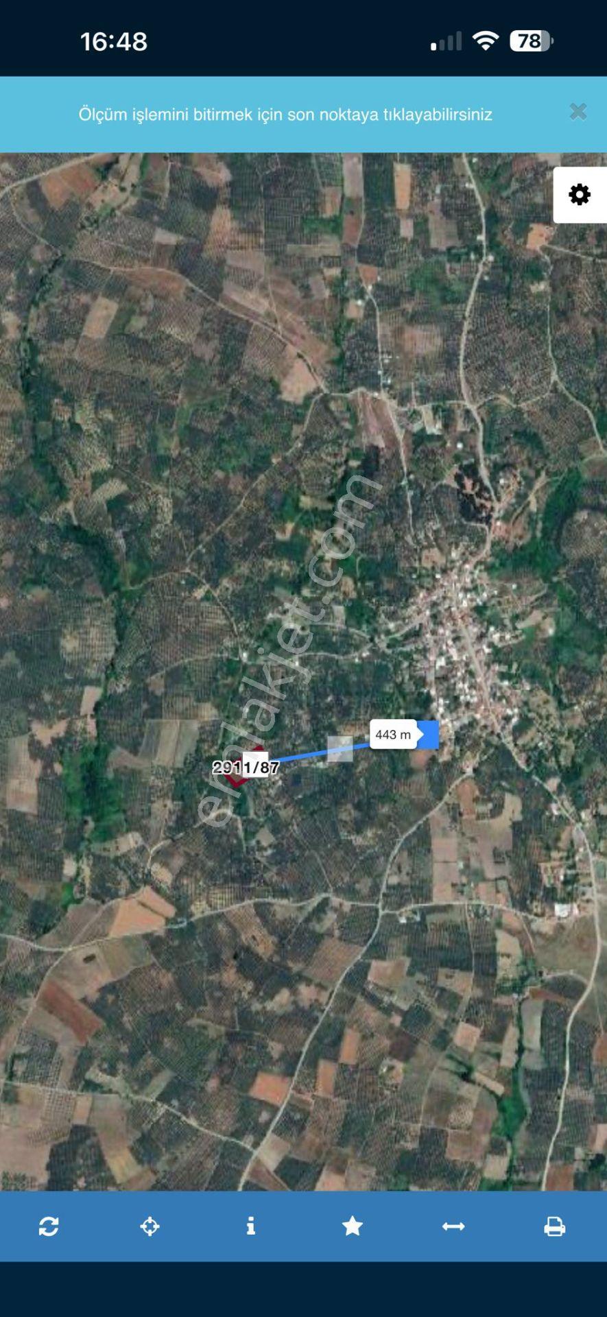Bursa Mudanya Yalıçiftlik Satılık Zeytinlik 5272 M2