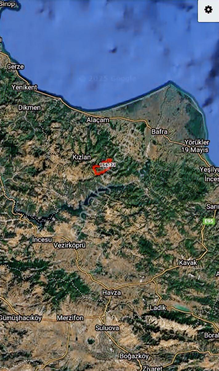 Ahşena'dan Bafra'da Ev Yapımına Uygun 2925 M2 Satılık Arazi - Görsel 3