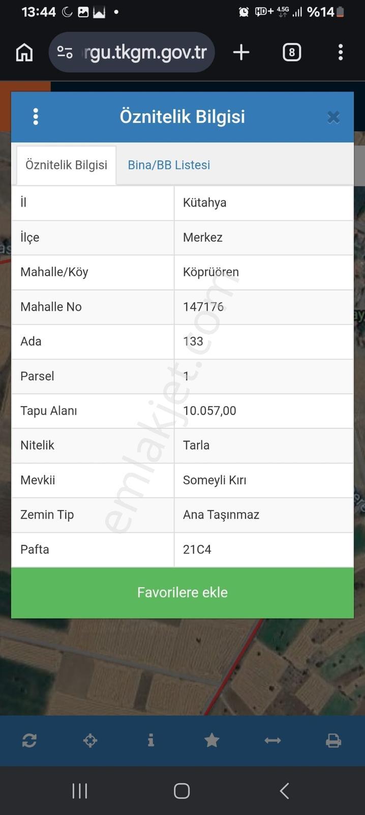 Kolçan Emlak Tan Köprüören De Yatırımlık Tarla - Görsel 3