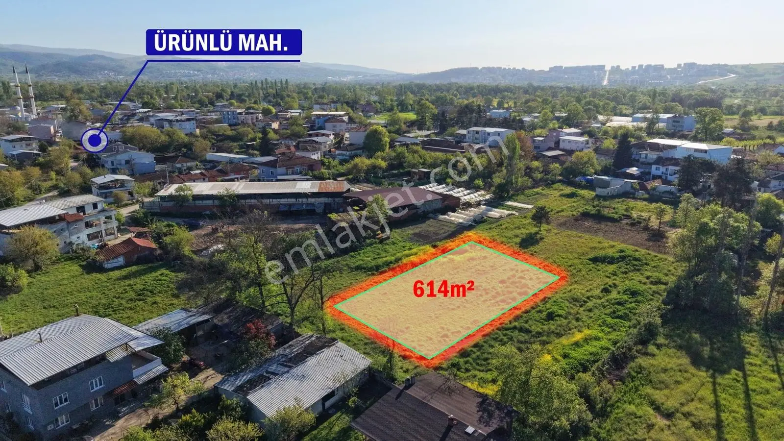 Nilüfer Ürünlü 614m² Tek Tapu Villa İmarlı Arsa - Görsel 2