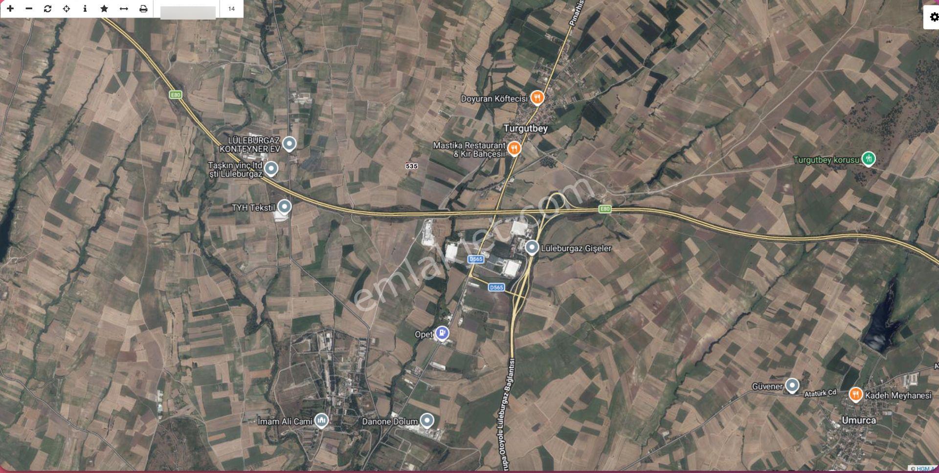 Lüleburgaz Turgutbey'de Satılık 2.600 M² Tarla - Görsel 6