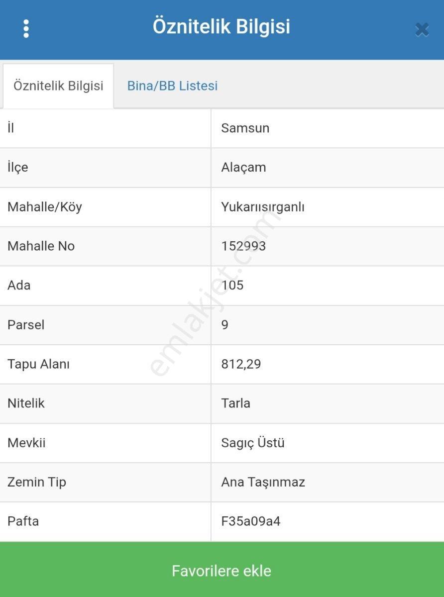Ahşena'dan Samsun Alaçam'da Yatırıma Uygun 812 M2 Satılık Arazi - Görsel 4