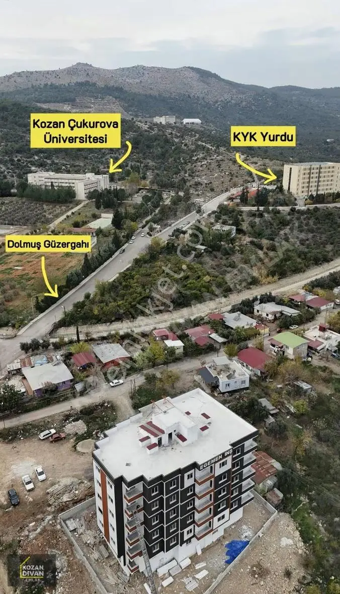 Kozan Divan Emlak'tan Üniversite Karşısında Sıfır 2+1 - Görsel 3