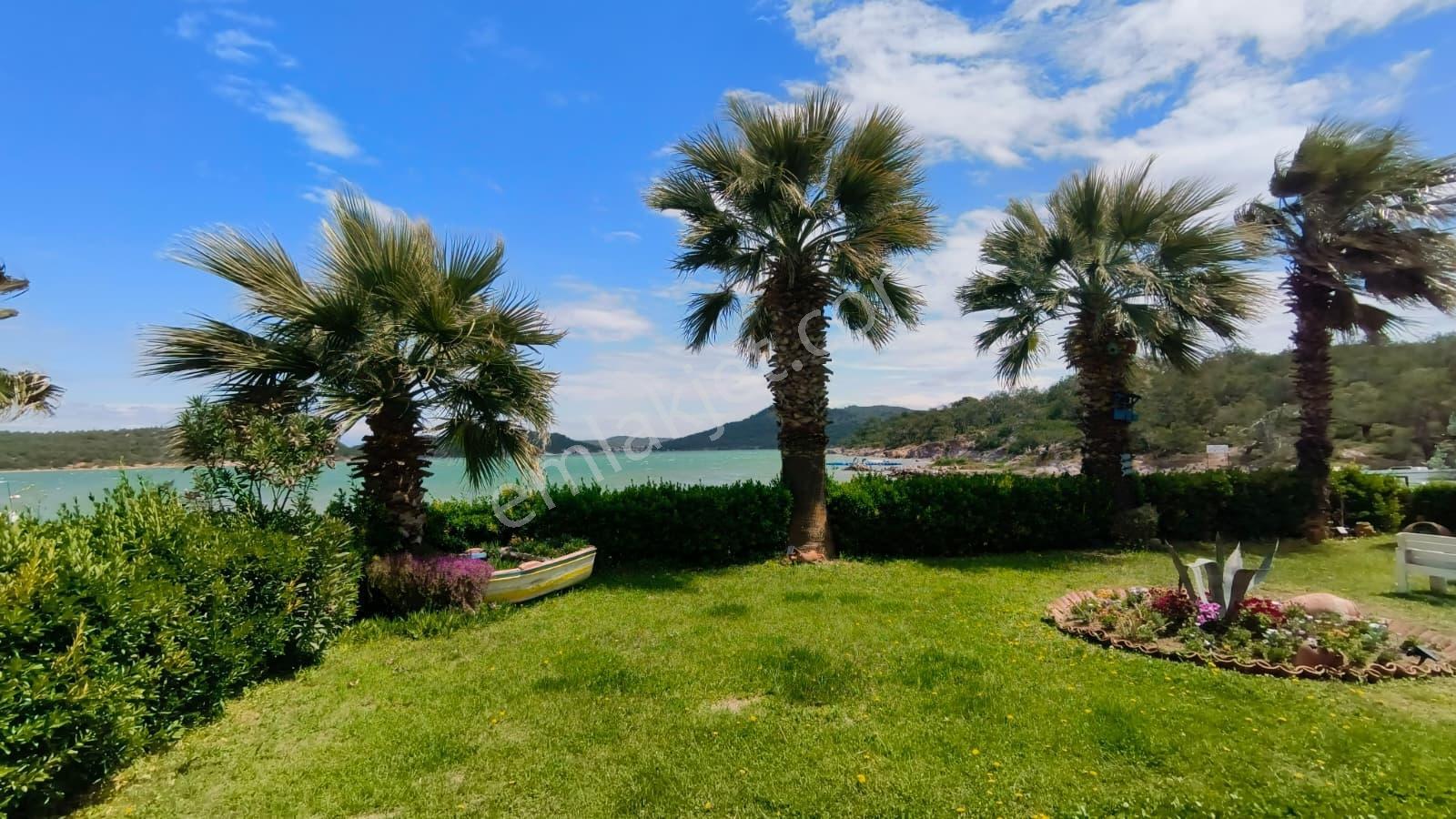 Sarımsaklı Murat Reis Koyunda Denize Sıfır Bahçeli 1+1 Yazlık - Görsel 22