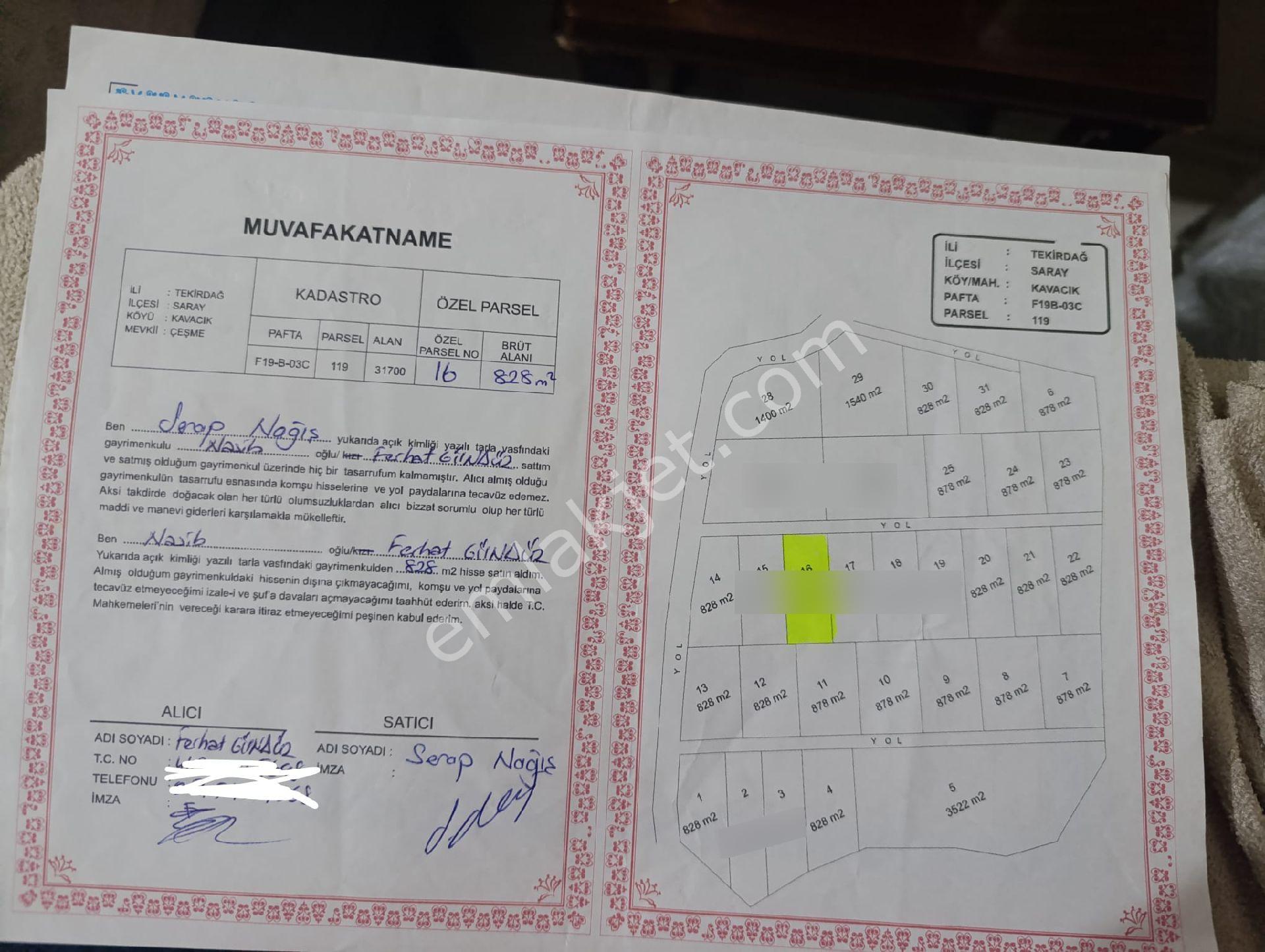 Ana Yola Cephe 828 M2 Satılık Hisseli Arsa - Görsel 3