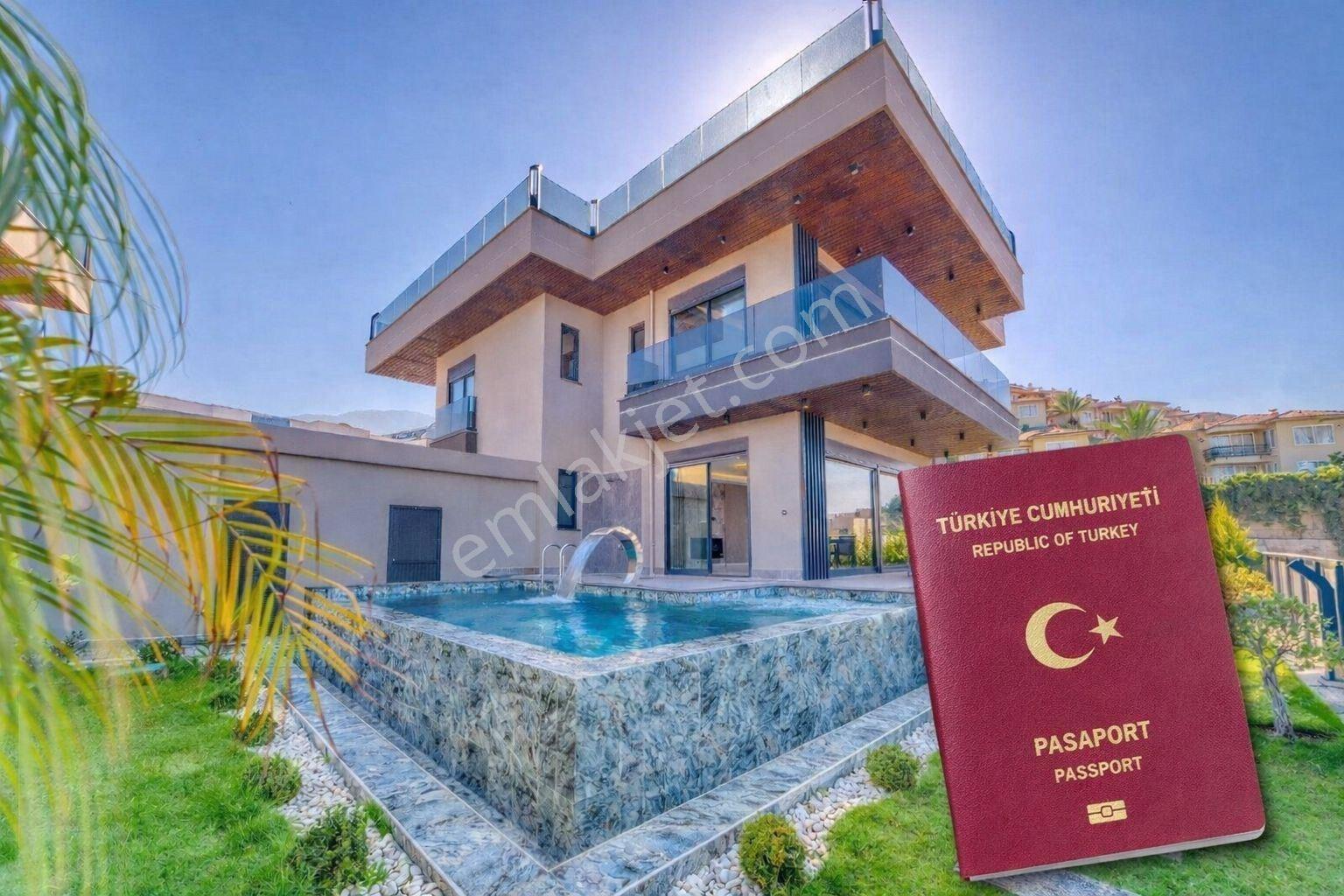 Kargıcak’ta Özel Havuzlu, Tam Deniz Manzaralı Ultra Lüks 4+1 Villa | Vatandaşlığa Uygun