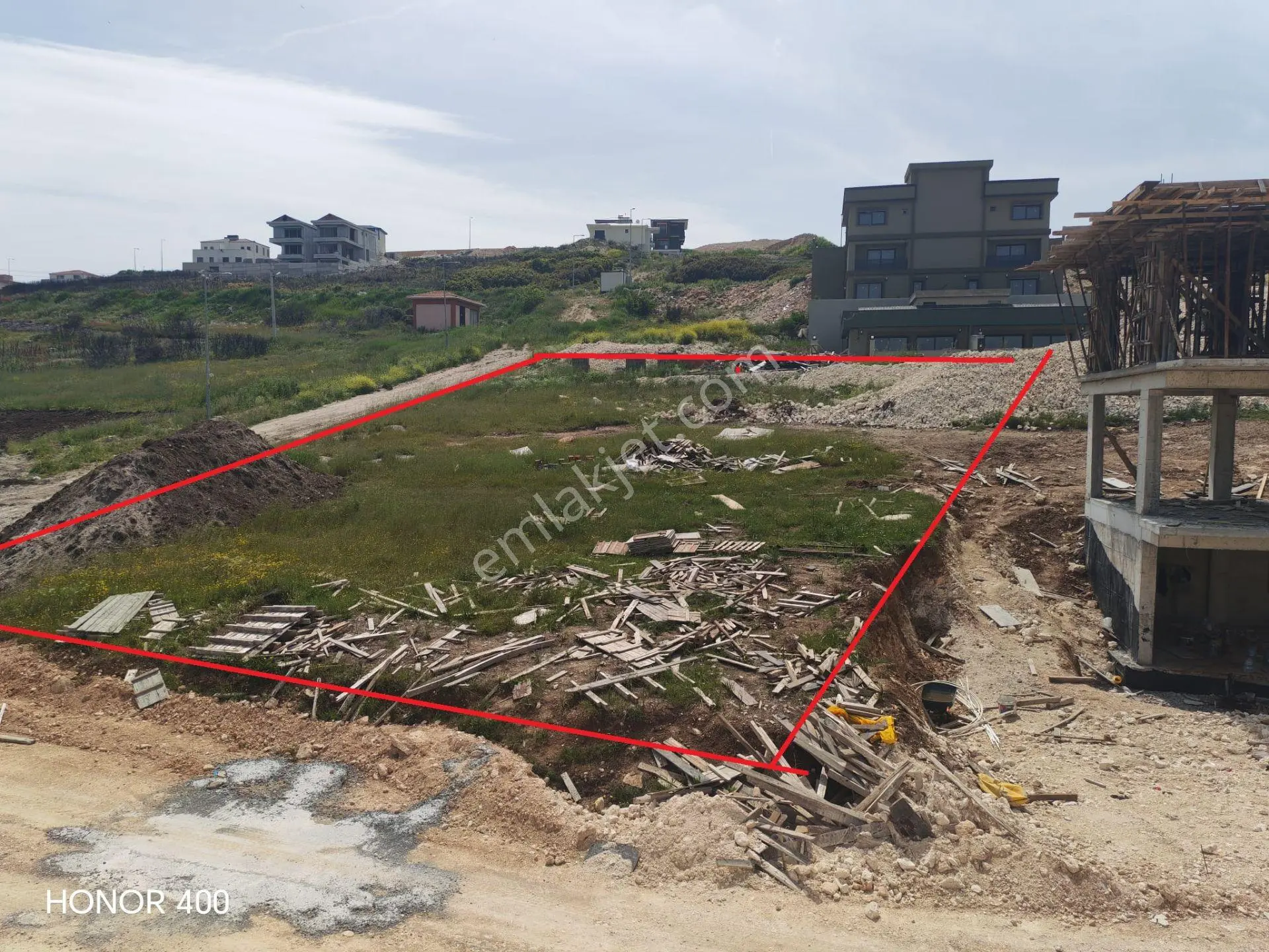953m² Çift Köşe/3 Tarafı Yol/bağımsız Girişli/4 Villalık Arsa - Görsel 3
