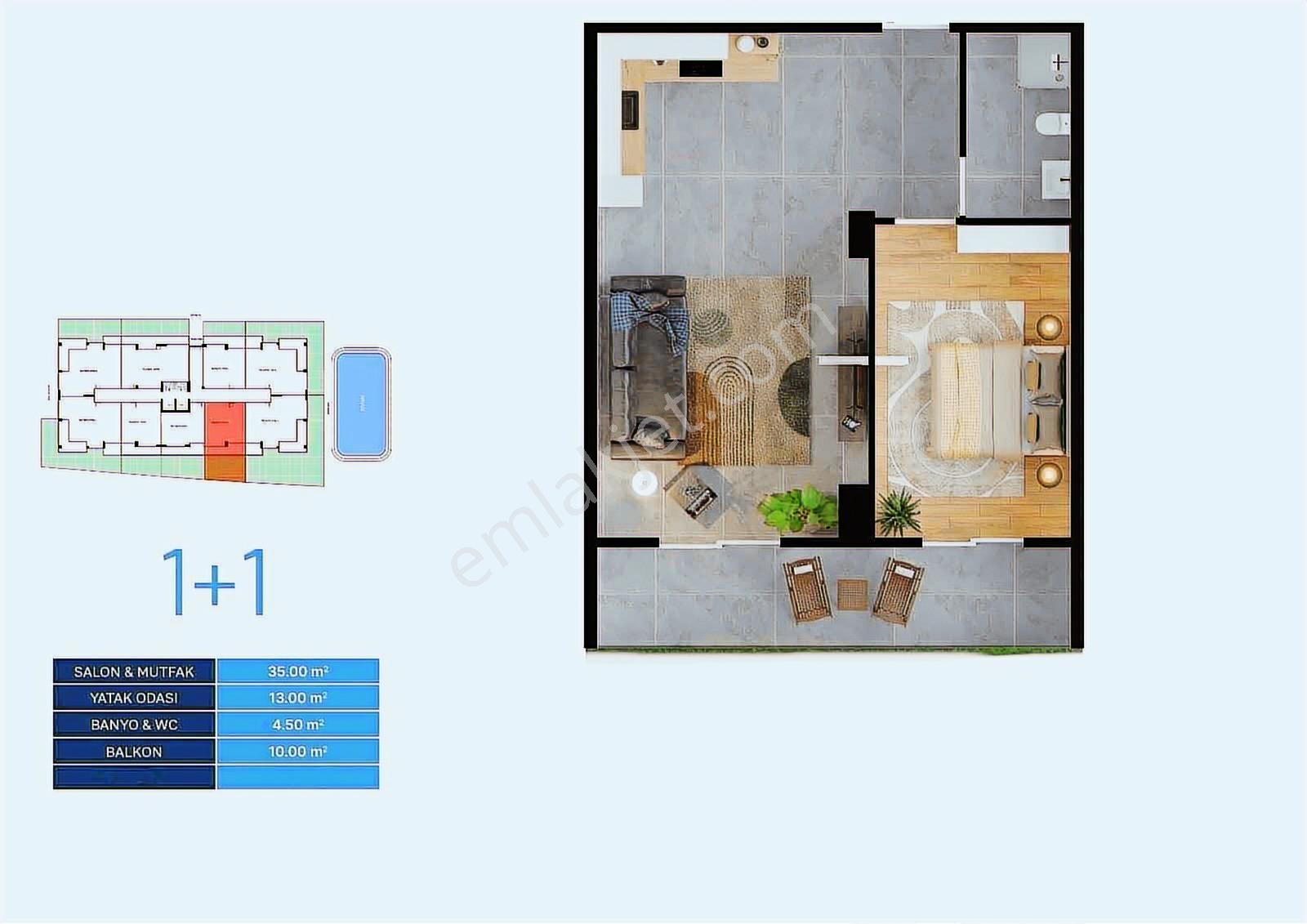ꔪyalçın'dan▄kadıköyde Havuzlu Site İçerisinde Ara Kat Geniş 1+1 - Görsel 11