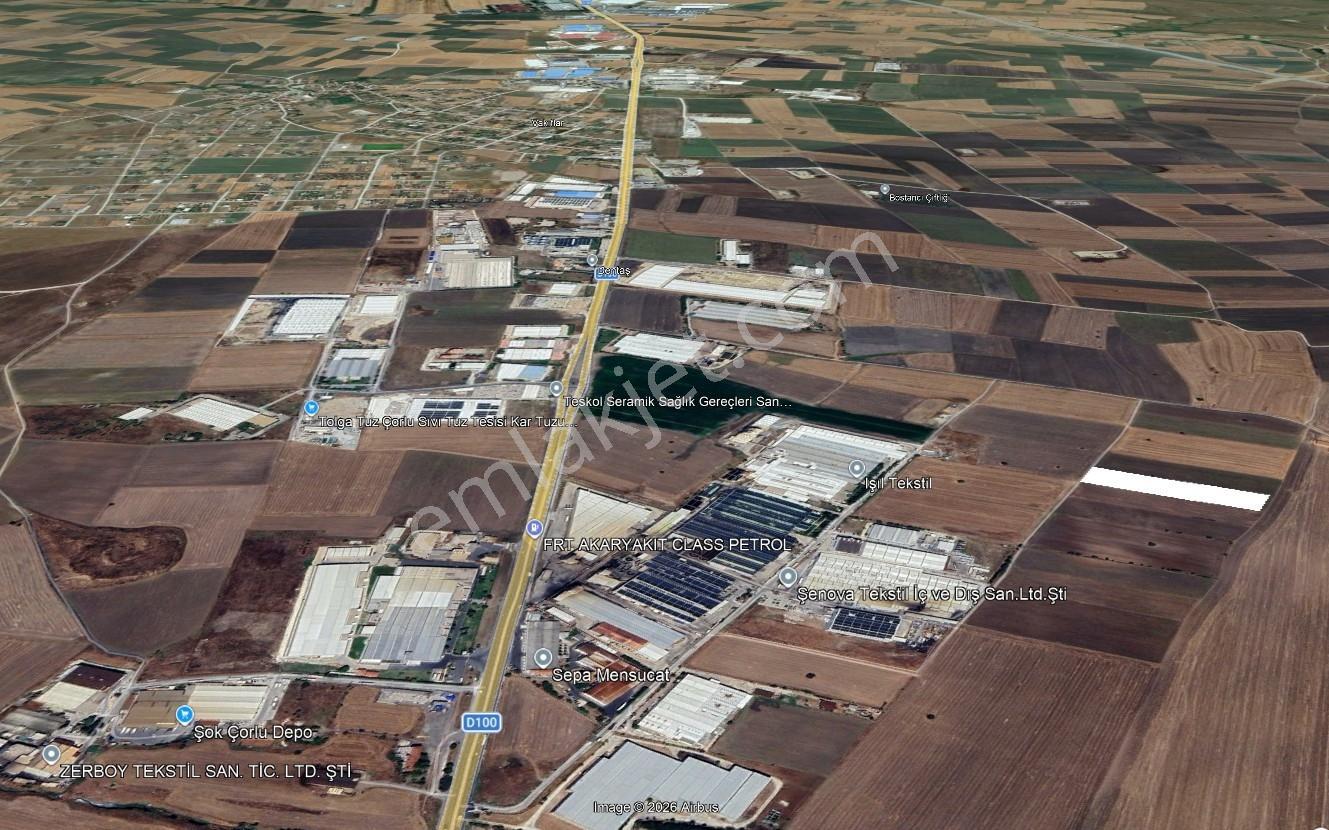Osb'nin Dibinde 12.879 M² Tarla! Ergene Vakıflar Yatırım Fırsatı - Görsel 11
