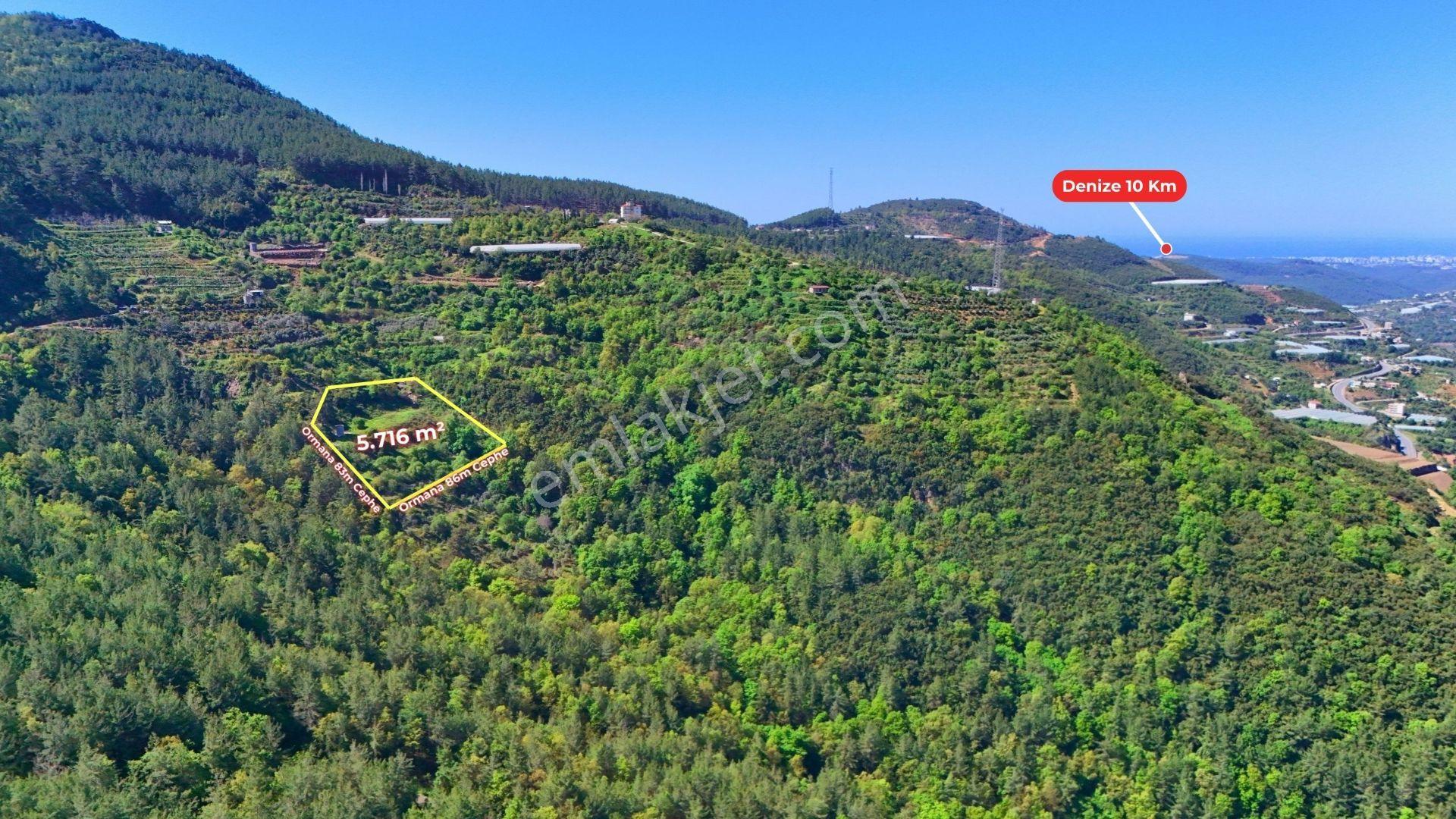 Satılık 5.716 M² Arazi, Alanya-burçaklar - Görsel 3