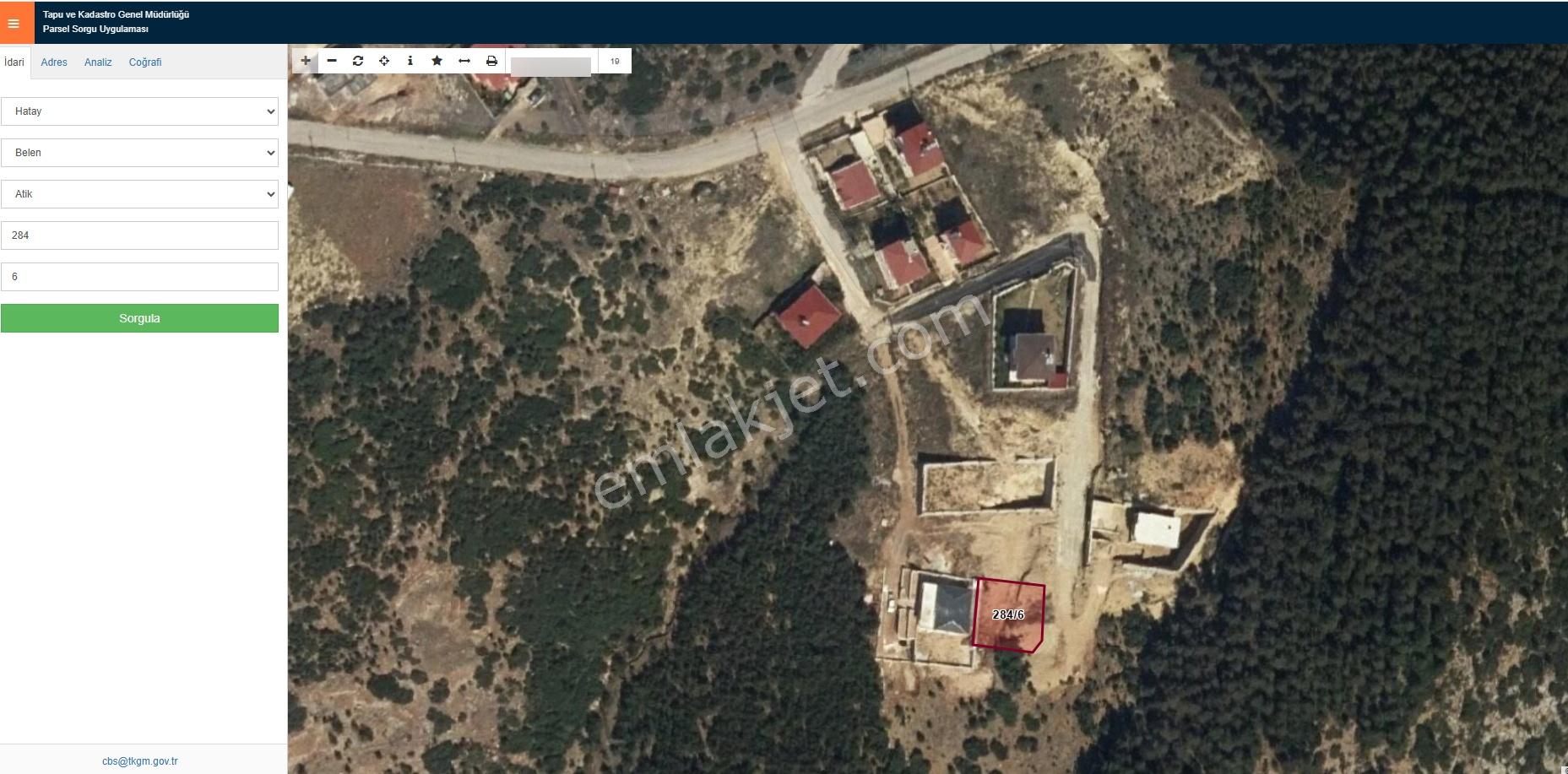 Sahibinden Atik Yaylası Radar Yolu İmarlı Müstakil Arsa