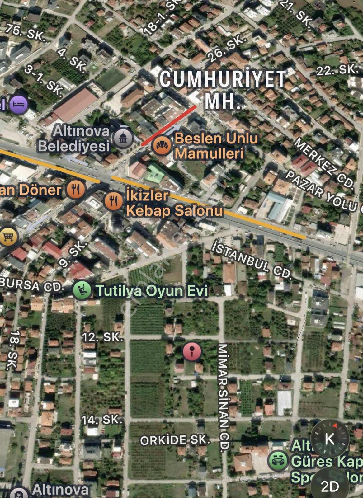 Yalova Altınova'da 397 M2 Kupon Arsamız Satılıktır - Görsel 2