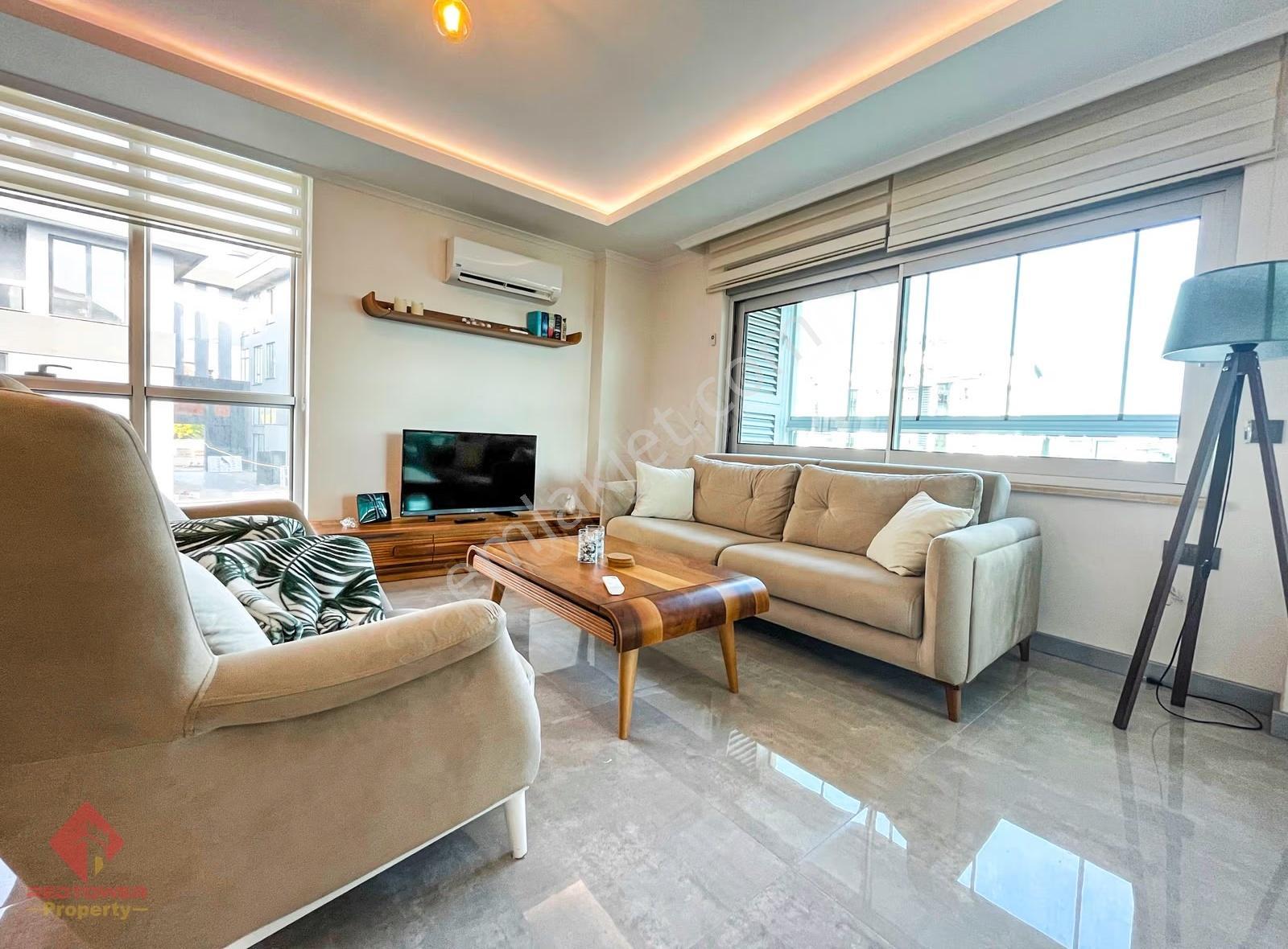 Alanya Oba'da Sosyal Olanakları Zengin Sitede,2+1 Satılık Daire - Görsel 4